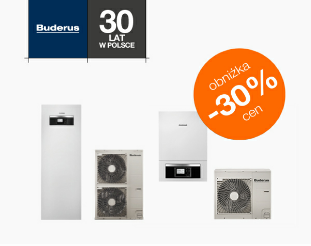 Buderus obniża ceny aż do 30%